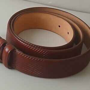 MARTIN DINGMAN italian saddle leather belt Size 38
